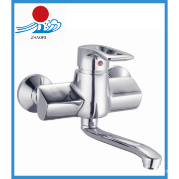 Brass Body Wall-Mounted Kitchen Sink Faucet (ZR21003)